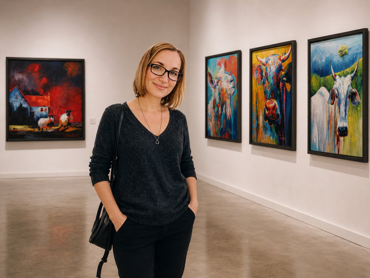 La pintura figurativa de Olha Hnatiuk despierta un creciente interés en las galerías europeas