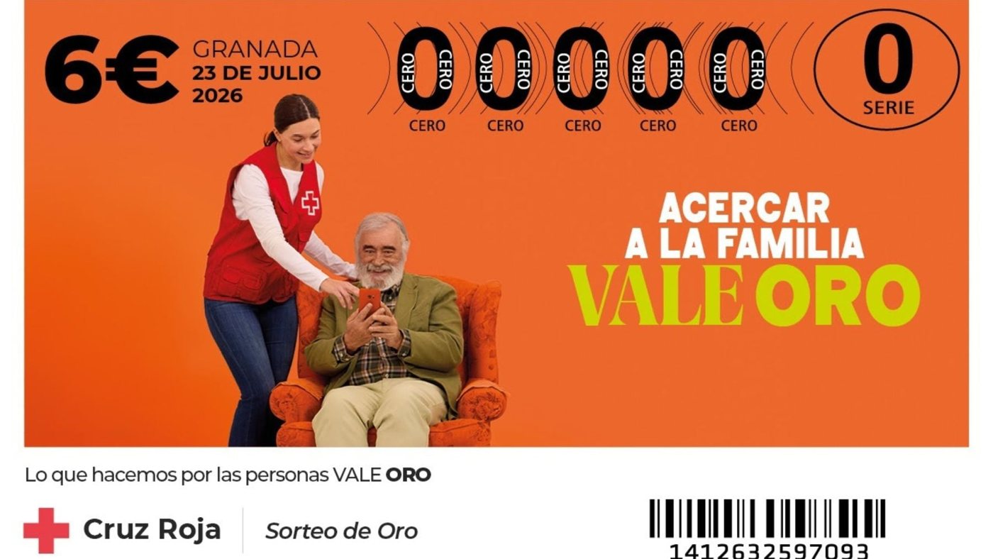 El Sorteo de Oro de la Cruz Roja 2026 reparte 23.400 premios por más de siete millones de euros