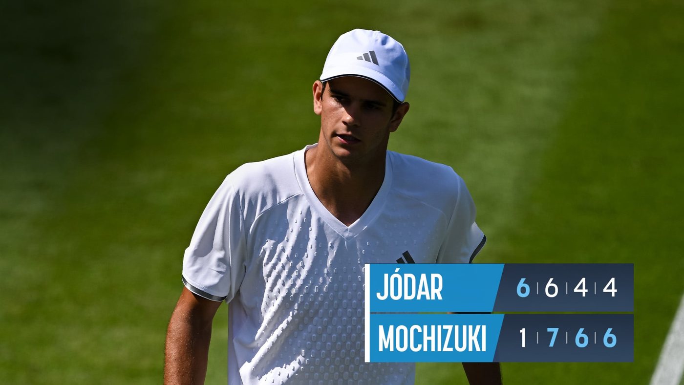 Rafa Jódar cae ante Mochizuki y se despide de Wimbledon en tercera ronda